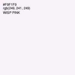 #F9F1F9 - Wisp Pink Color Image